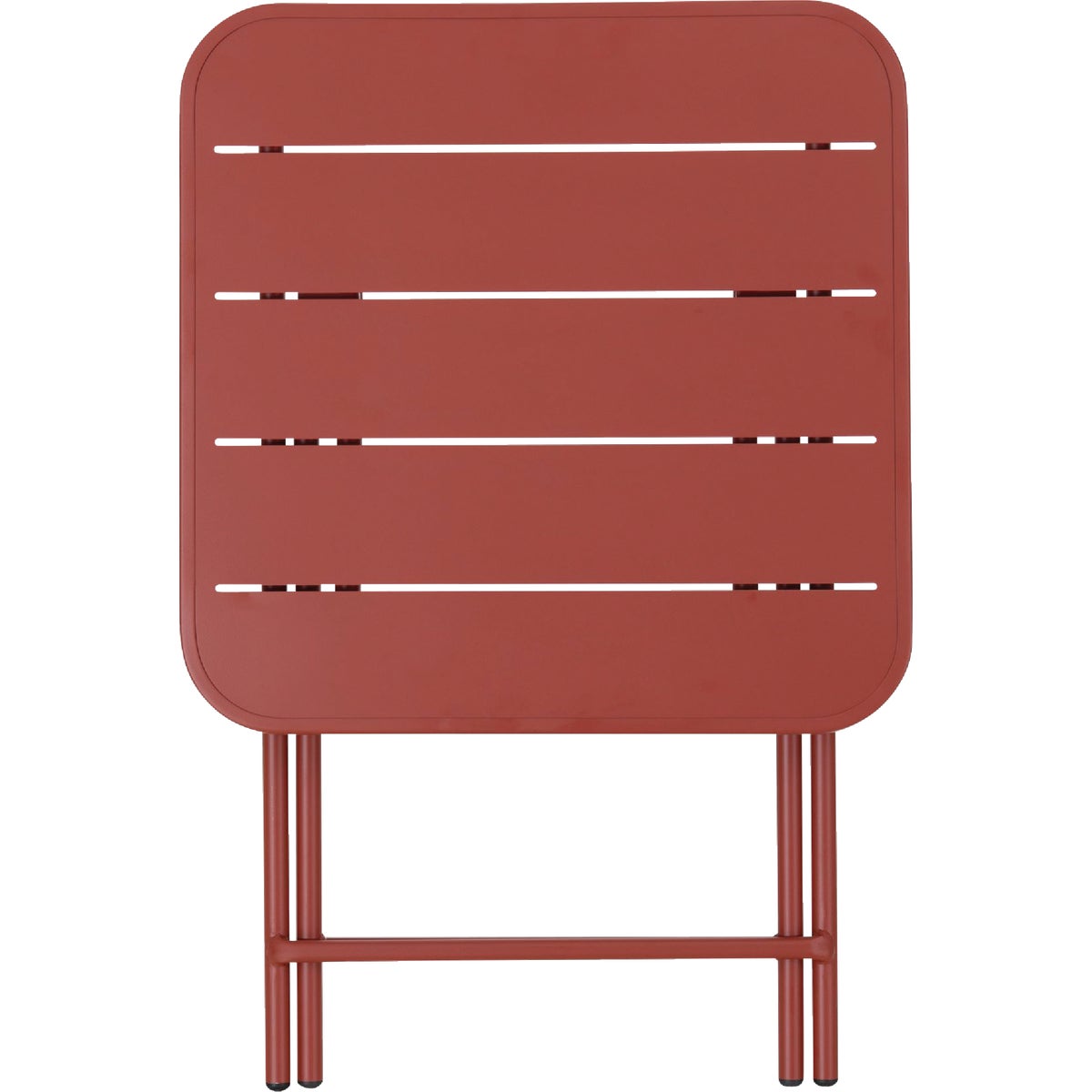 Sunjoy 24 In. Square Heavy-Duty Brick  Steel Folding Table Image 3