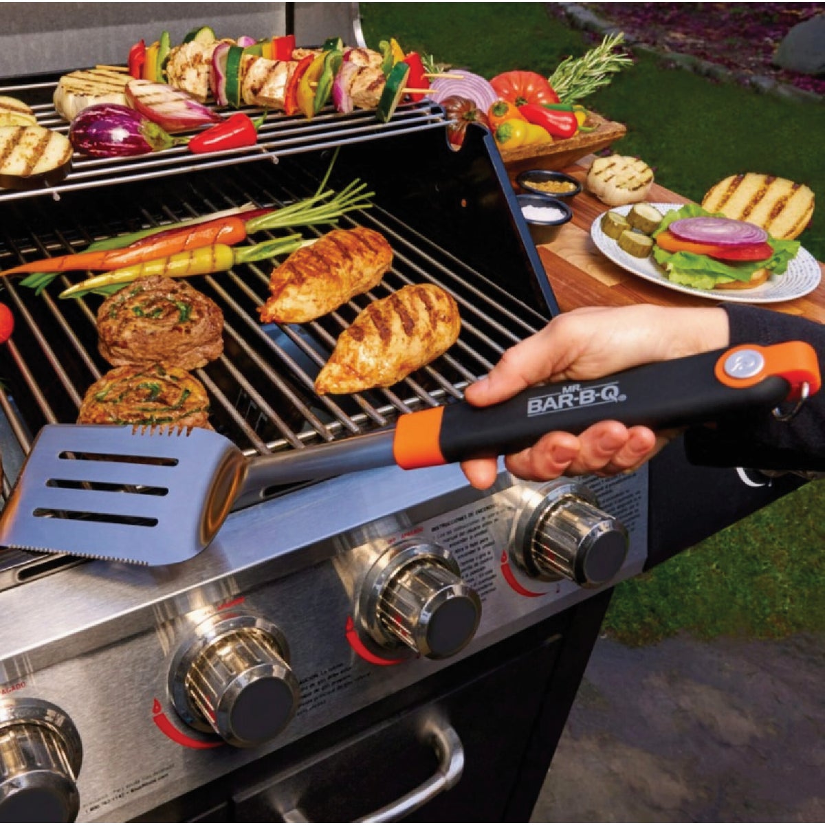 Mr. Bar-B-Q Stainless Steel Grill Spatula Image 2