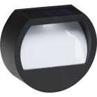 Black Plastic Solar Wall Light Image 1