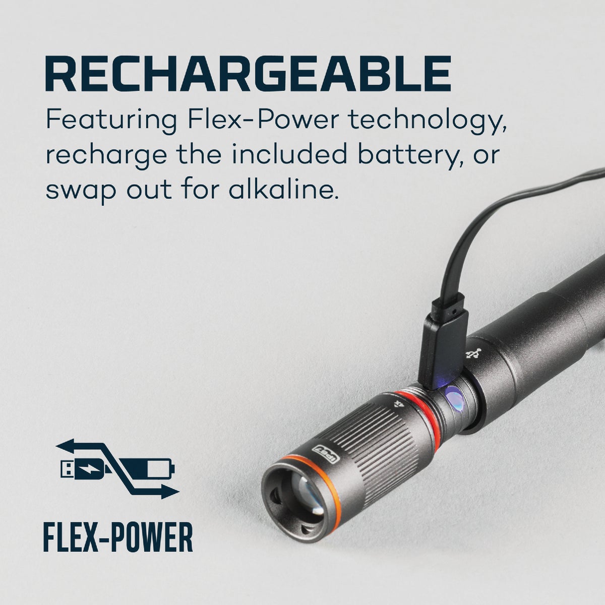 Nebo Columbo Flex 250 Anodized Aluminum LED Rechargeable Penlight Image 3