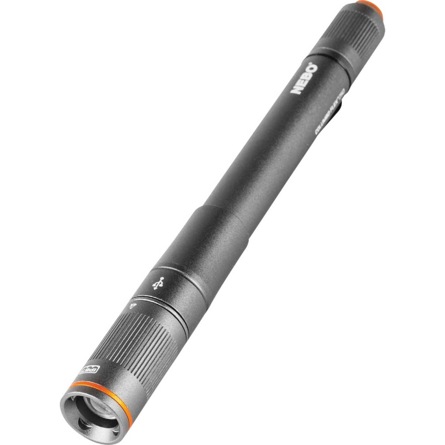 Nebo Columbo Flex 250 Anodized Aluminum LED Rechargeable Penlight Image 1