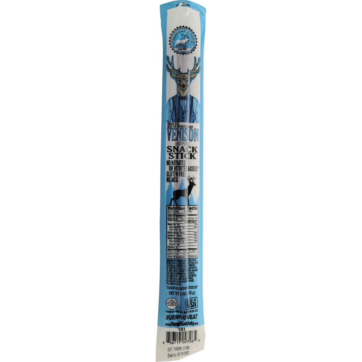 Pearson Ranch Jerky 1 Oz. Venison Snack Stick