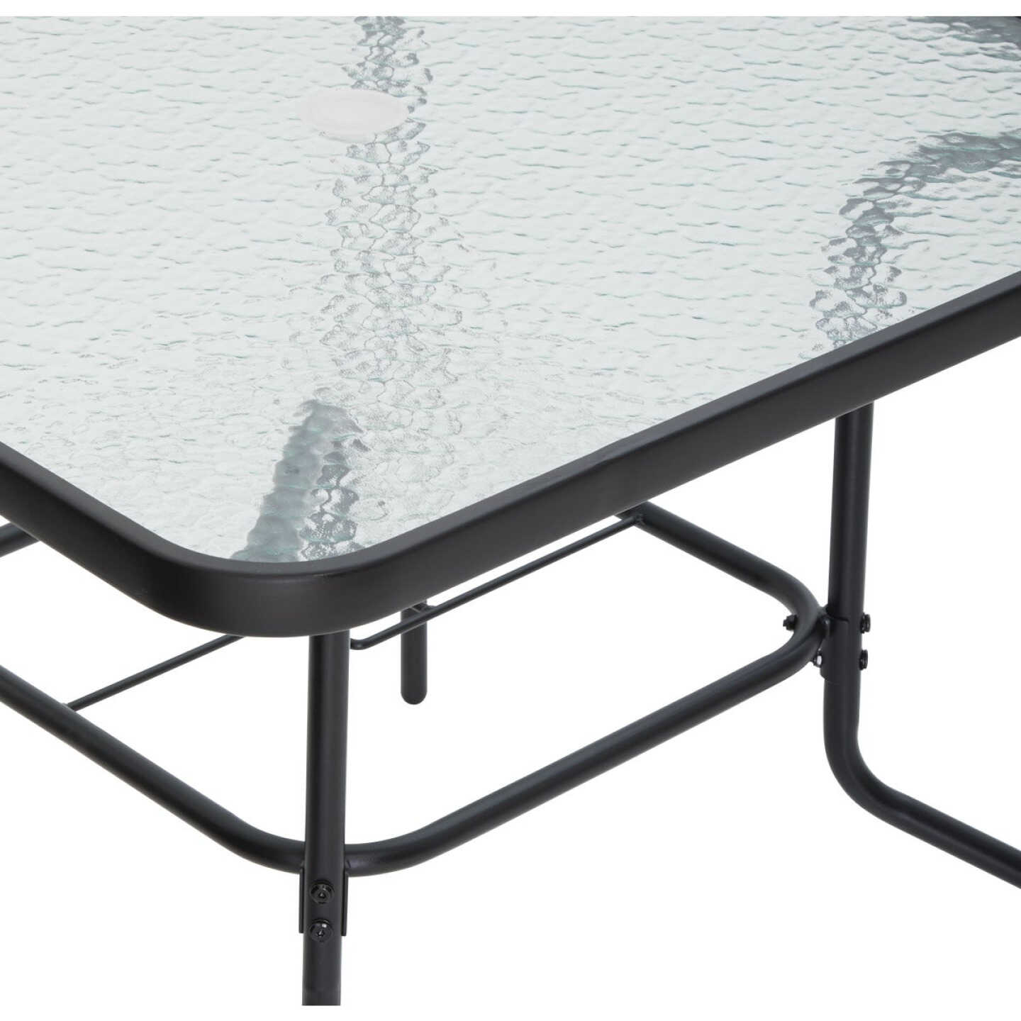Outdoor Expressions 6-Piece Sling Dining Set with Umbrella Image 10