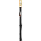 Lupine 1 In. x 6 Ft. Traditional Solid Black Dog Leash Image 1