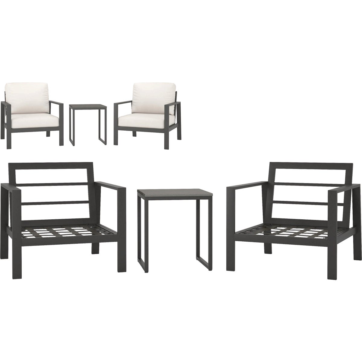Northcape International Rockton 3-Piece Chat Set (Frames Only) Image 2