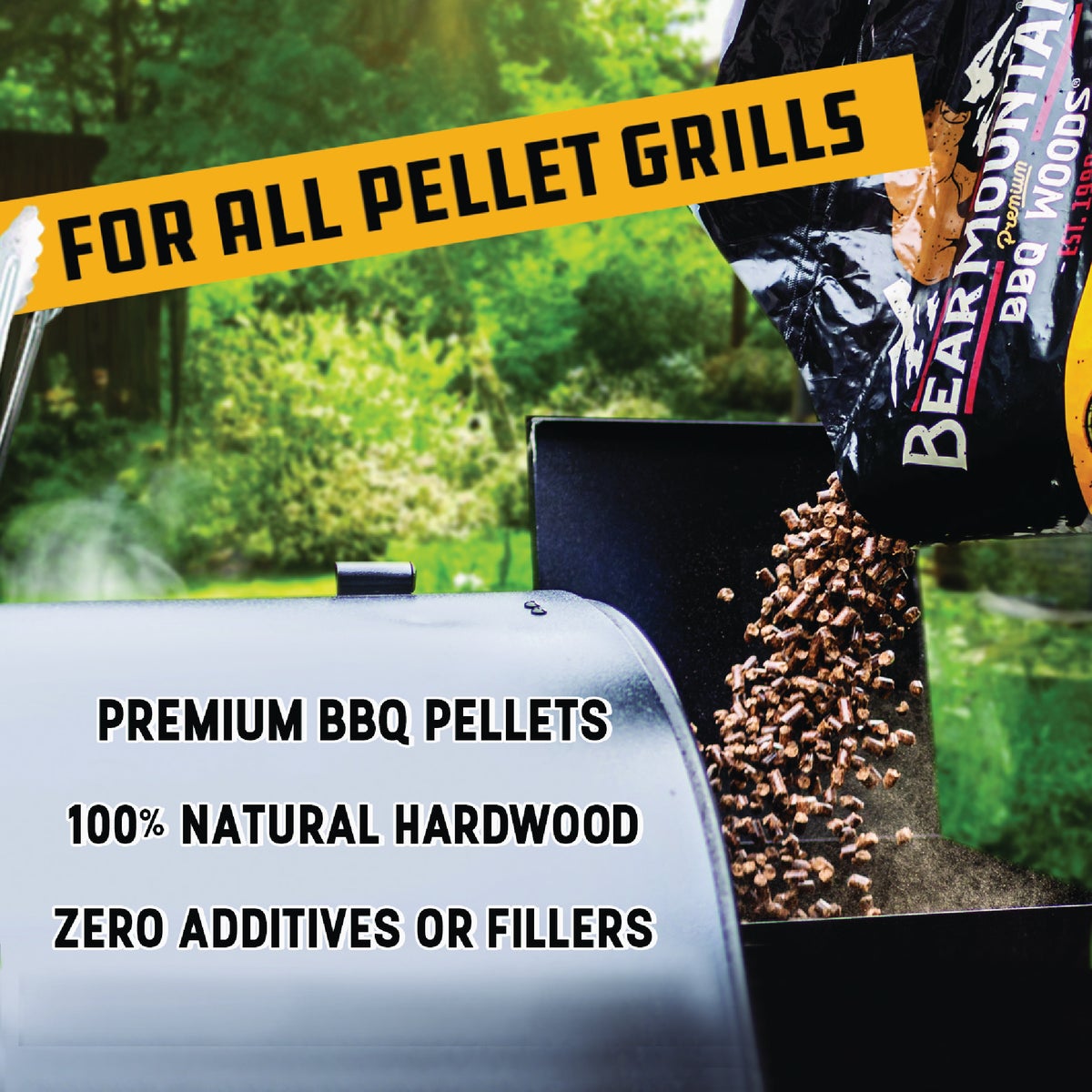 Bear Mountain BBQ Premium Woods 20 Lb. Bourbon Hardwood Pellet Image 4