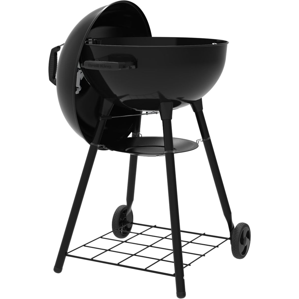 Broil King 18 In. Basic Kettle Charcoal Grill, Black Image 6