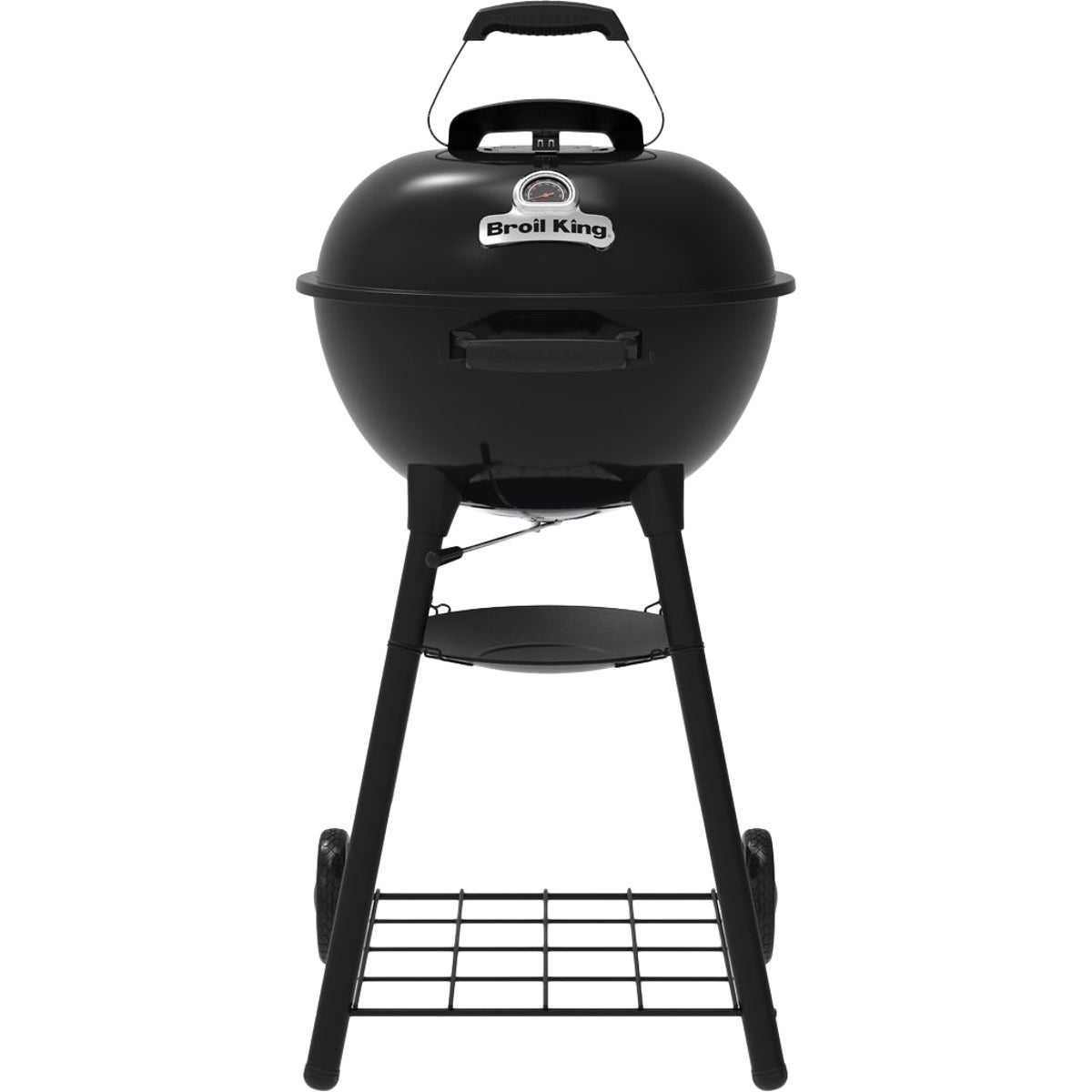 Broil King 18 In. Basic Kettle Charcoal Grill, Black