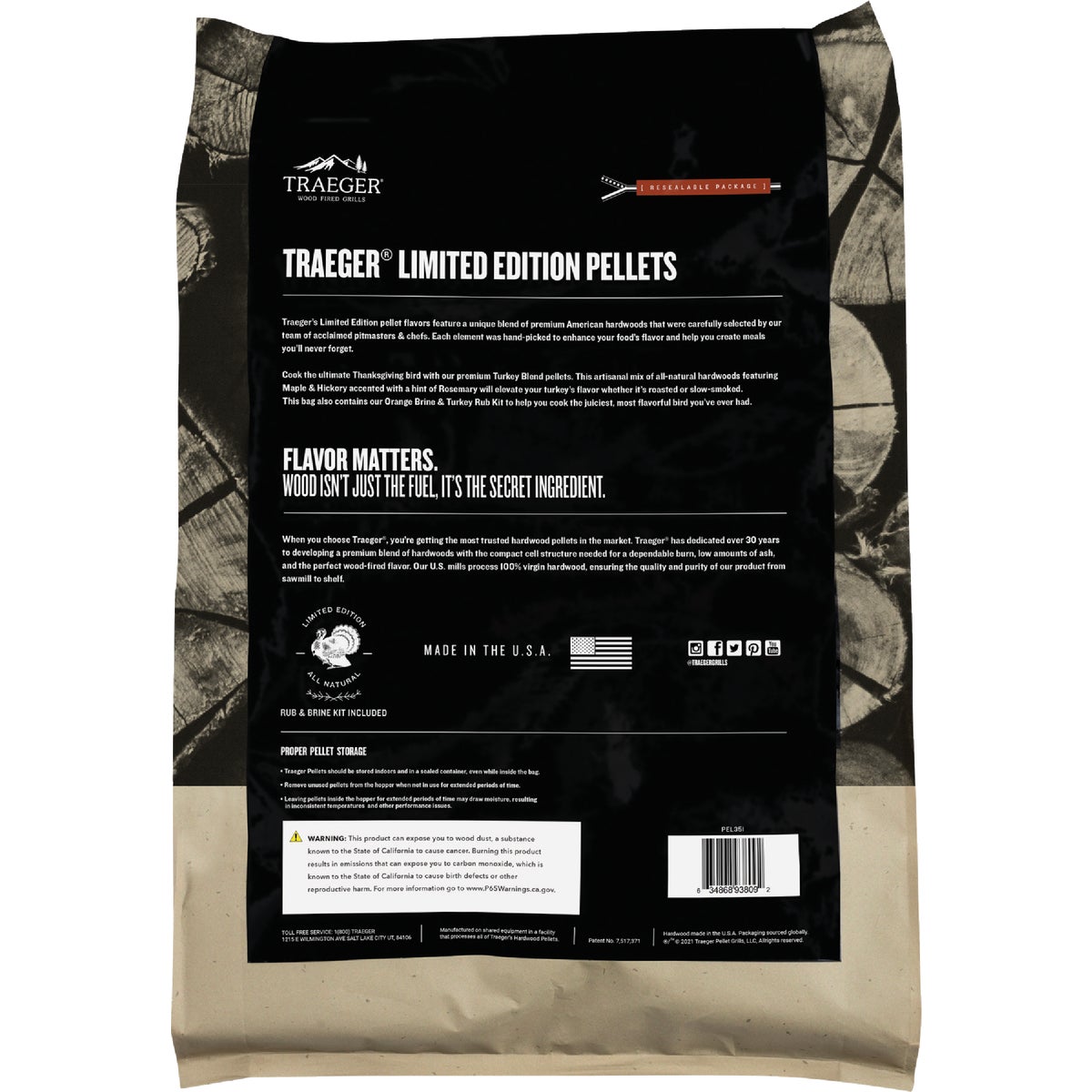 Traeger 18 Lb. Turkey Pellet & Brine Kit Image 5