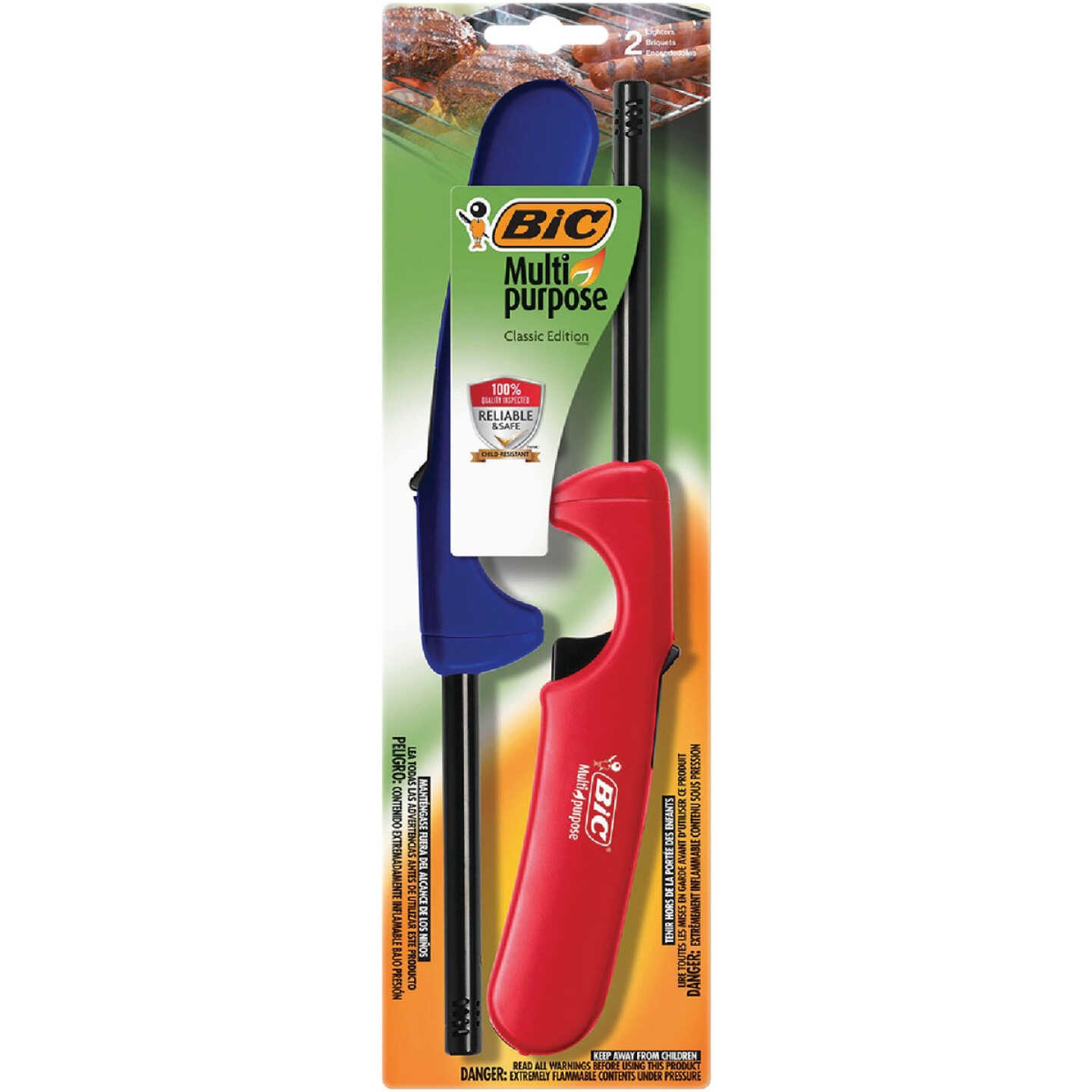 Bic Nonrefillable Straight Stem Utility Butane Lighter (2-Pack) Image 1