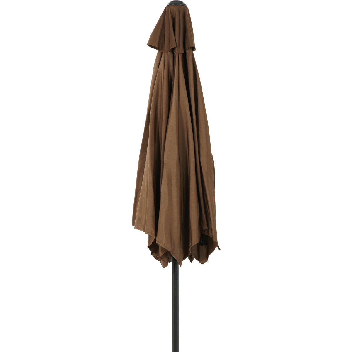 Outdoor Expressions 7.5 Ft. Aluminum Tilt/Crank Brown Patio Umbrella Image 3