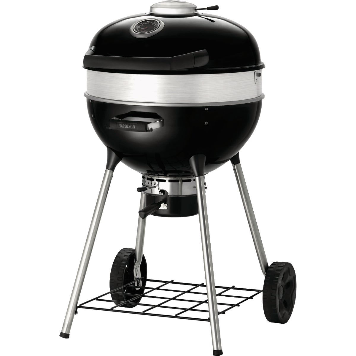 Napoleon PRO22 Charcoal Kettle Grill, Black Image 6