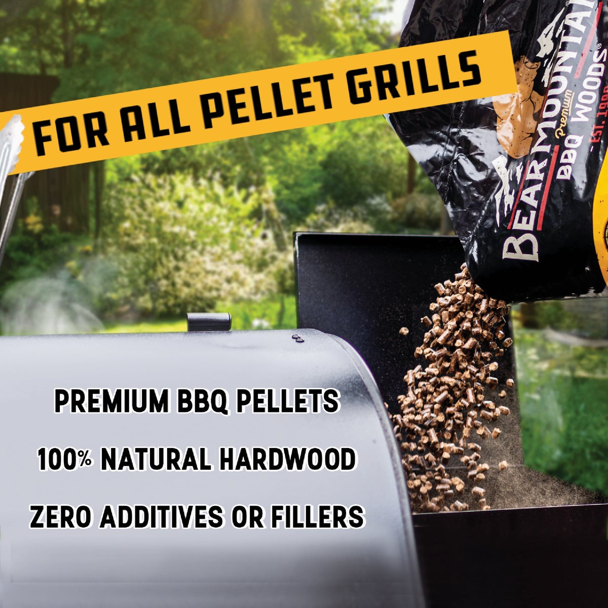 Bear Mountain BBQ Premium Woods 20 Lb. Mesquite Wood Pellet Image 2