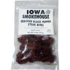 Iowa Smokehouse 8 Oz. Cracked Black Pepper Steak Bites Jerky Image 1