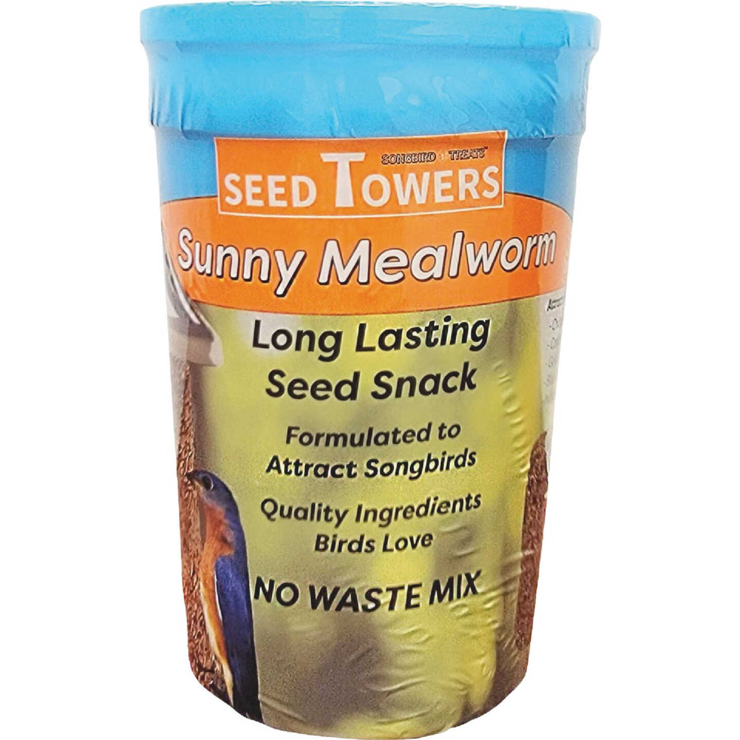 Wildlife Sciences Songbird Treats 2 Lb. Sunny Mealworm Seed Tower Image 1