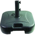 Sun-Ray Black Square Blow Mold Umbrella Base Image 1
