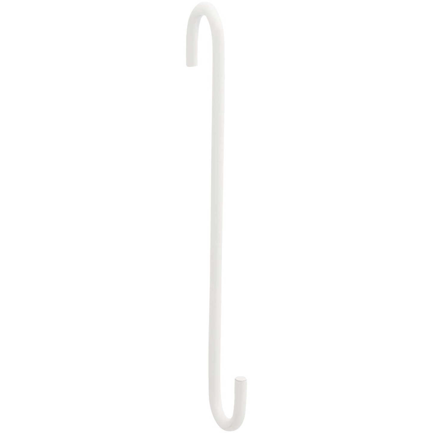 National Hardware 8 In. White Steel Modern Large S-Hook Plant Hanger Image 1