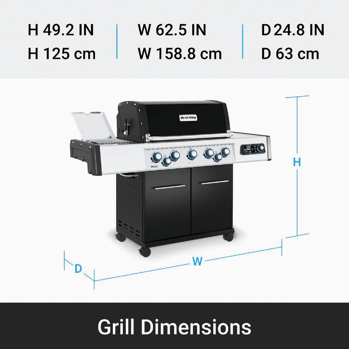 Broil King Regal Q 590 Pro IR LP Grill Image 4
