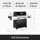 Broil King Regal Q 590 Pro IR LP Grill Image 4