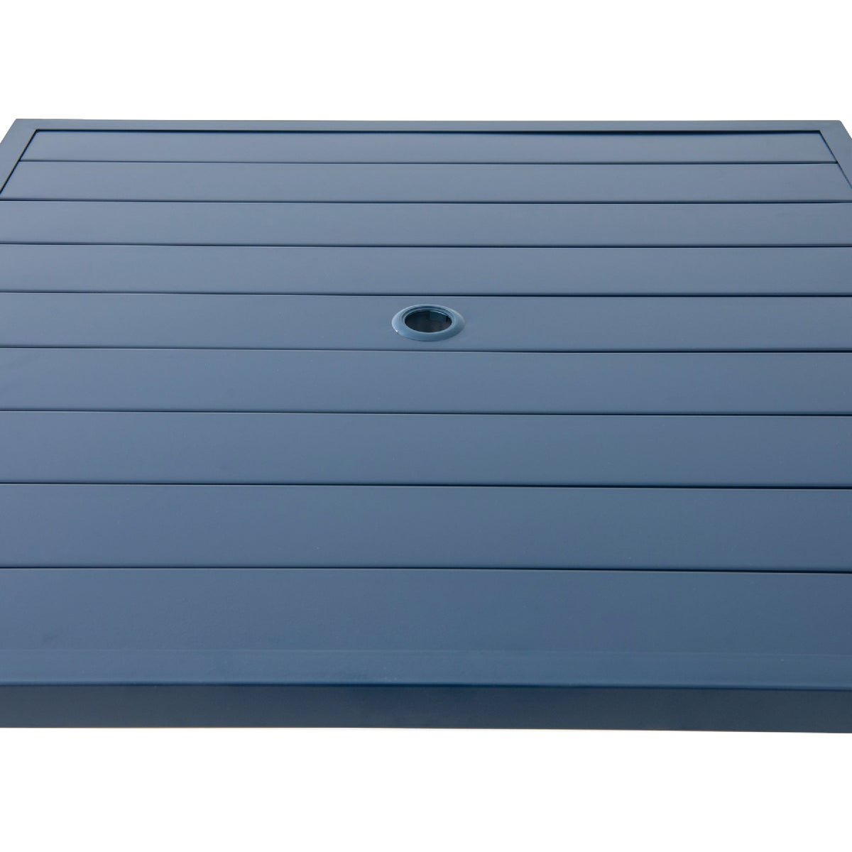 Sunjoy 38 In. Square Heavy-Duty Blue Steel Table Image 5
