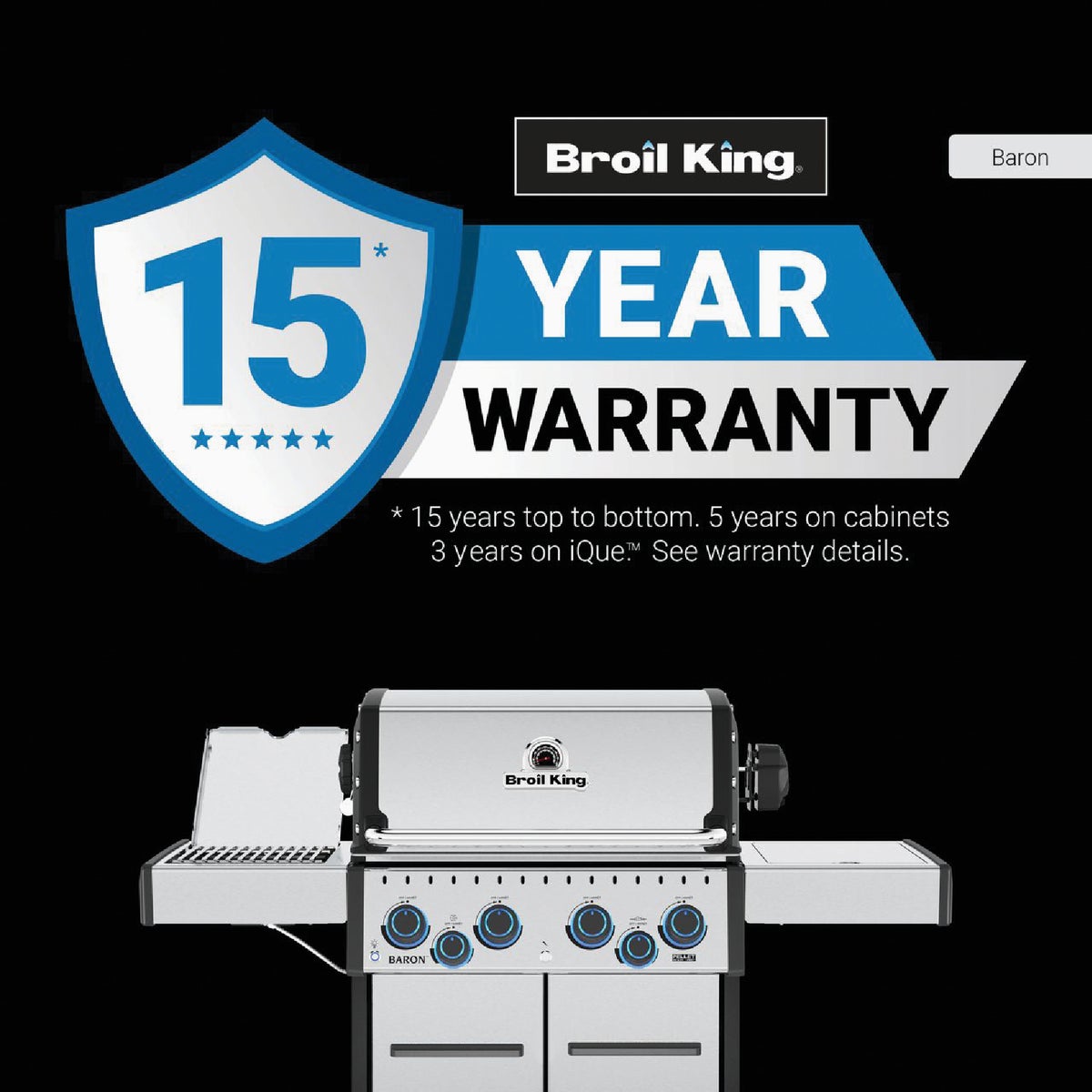 Broil King Baron S 490 PRO IR LP Grill Image 4