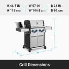 Broil King Baron S 490 PRO IR LP Grill Image 6