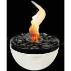 Sterno Medium Onyx and Ivory with Black Lid Tabletop Fire Pit Image 5