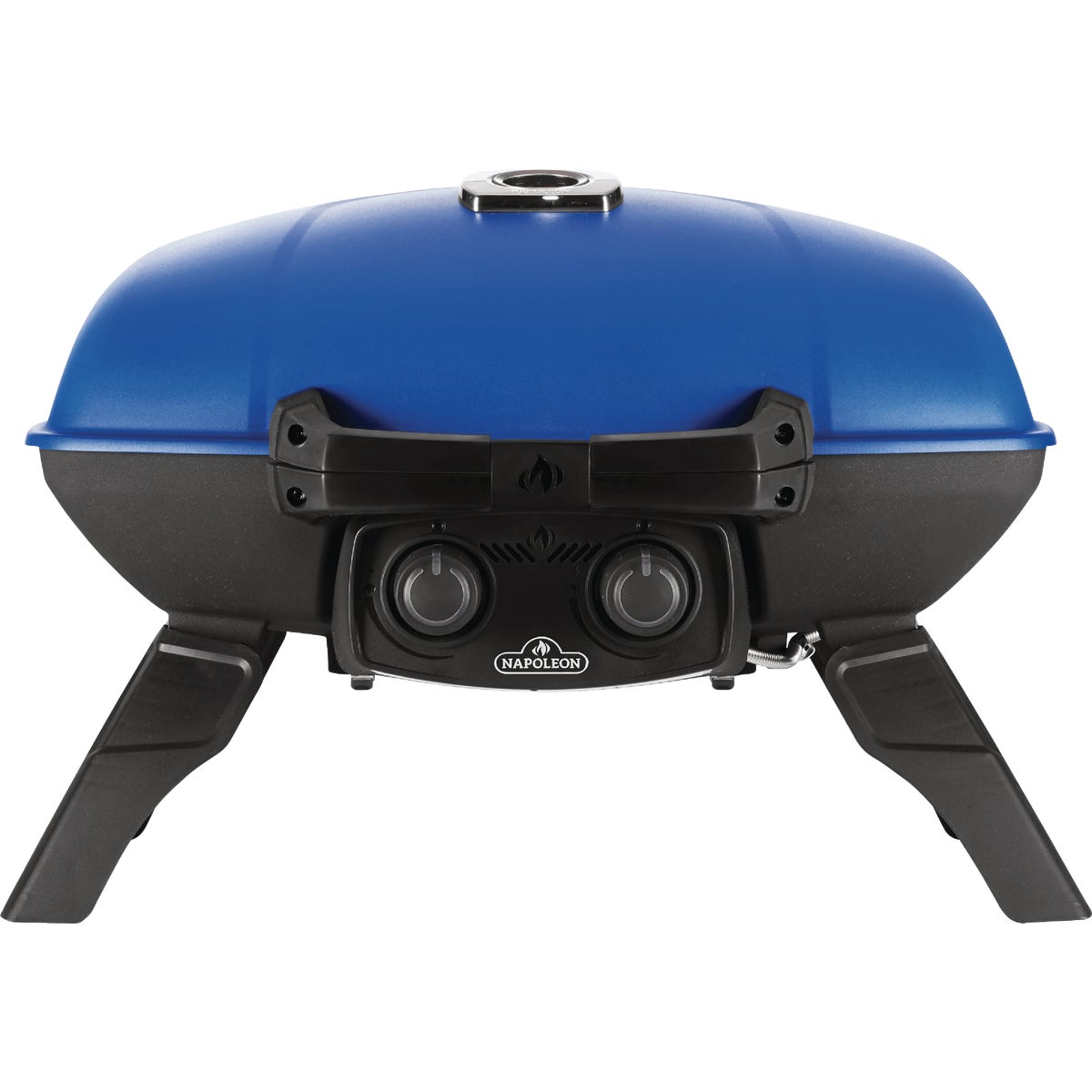 Napoleon TravelQ 285 Portable Propane Gas Grill, Blue Image 1