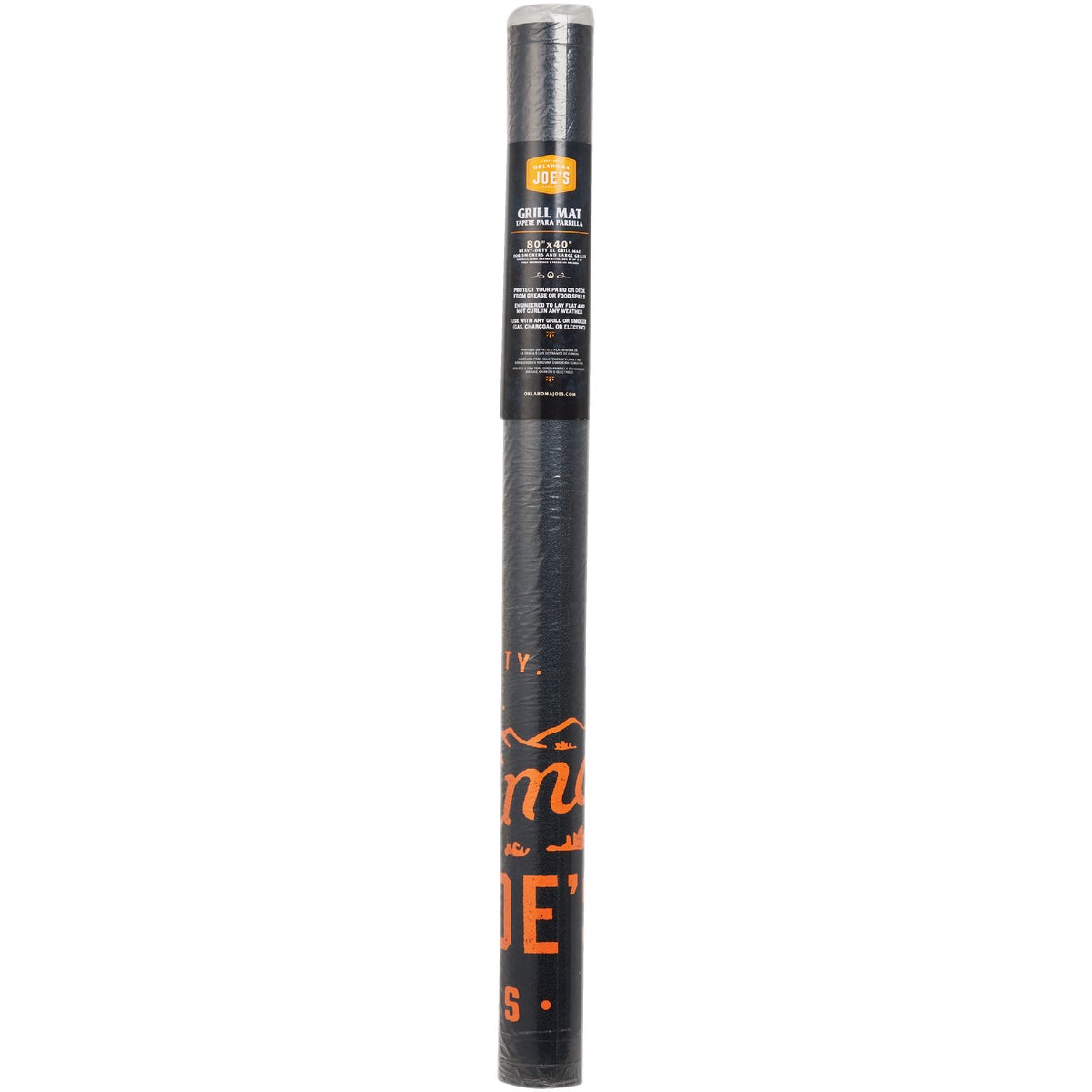 Oklahoma Joe's 40 In. W. x 80 In. L. Black & Orange XL Smoker Mat Image 2
