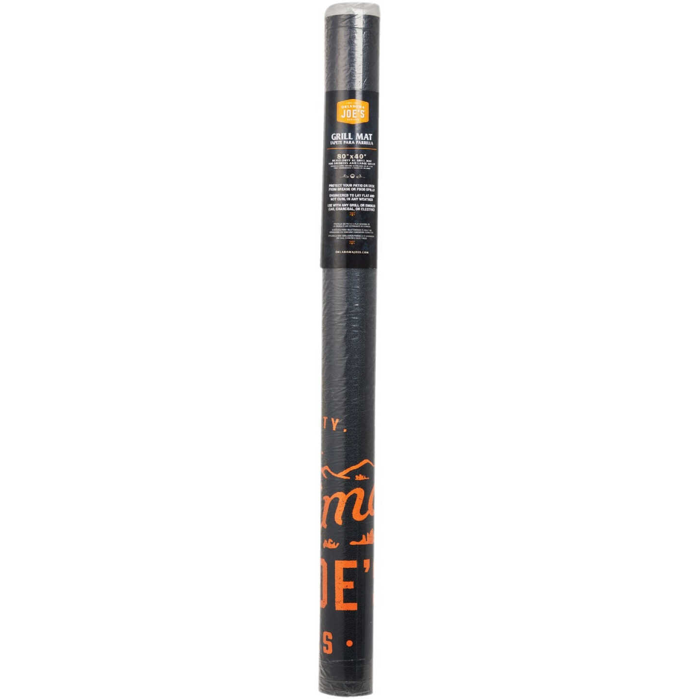 Oklahoma Joe's 40 In. W. x 80 In. L. Black & Orange XL Smoker Mat Image 2