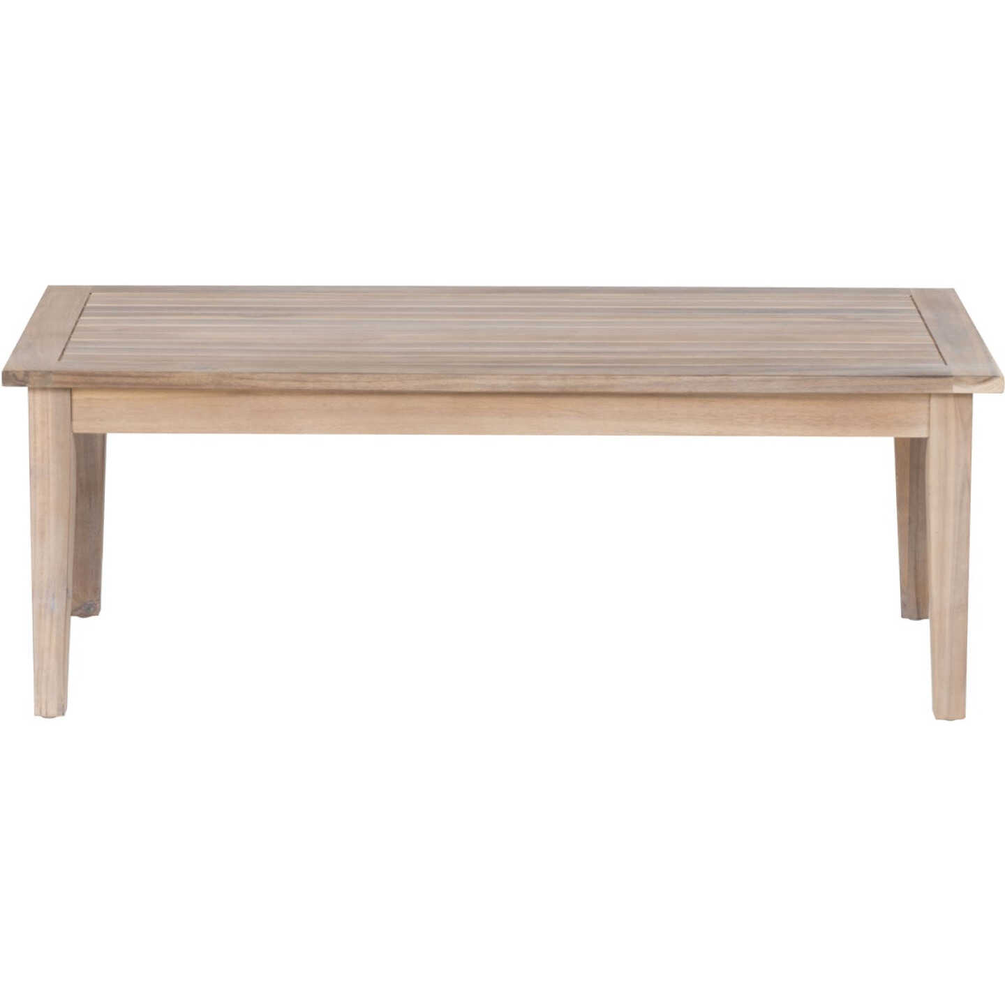 Linon Svana 45.63 In. W. x 23.63 In D. Natural Acacia Wood Coffee Table Image 5