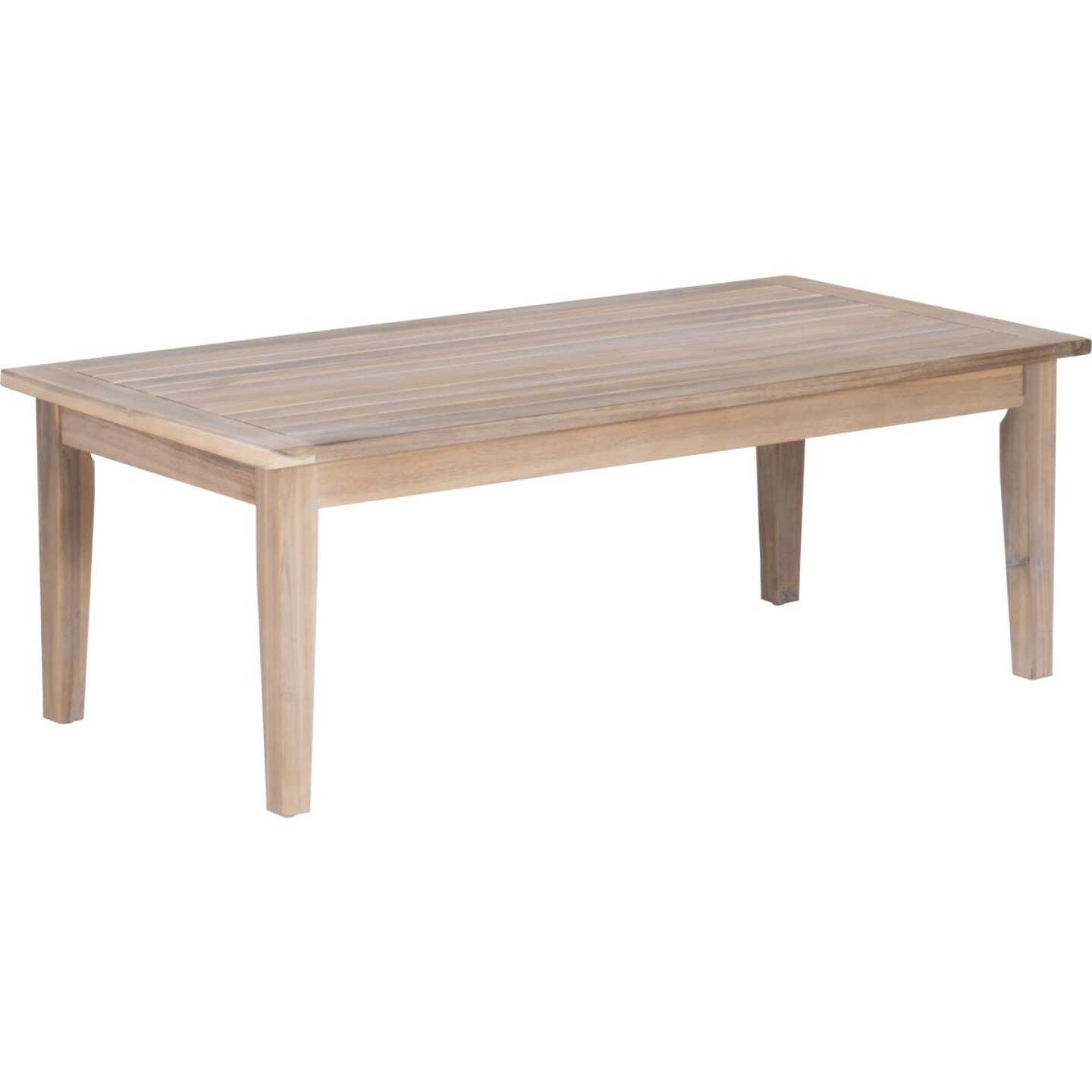 Linon Svana 45.63 In. W. x 23.63 In D. Natural Acacia Wood Coffee Table Image 1