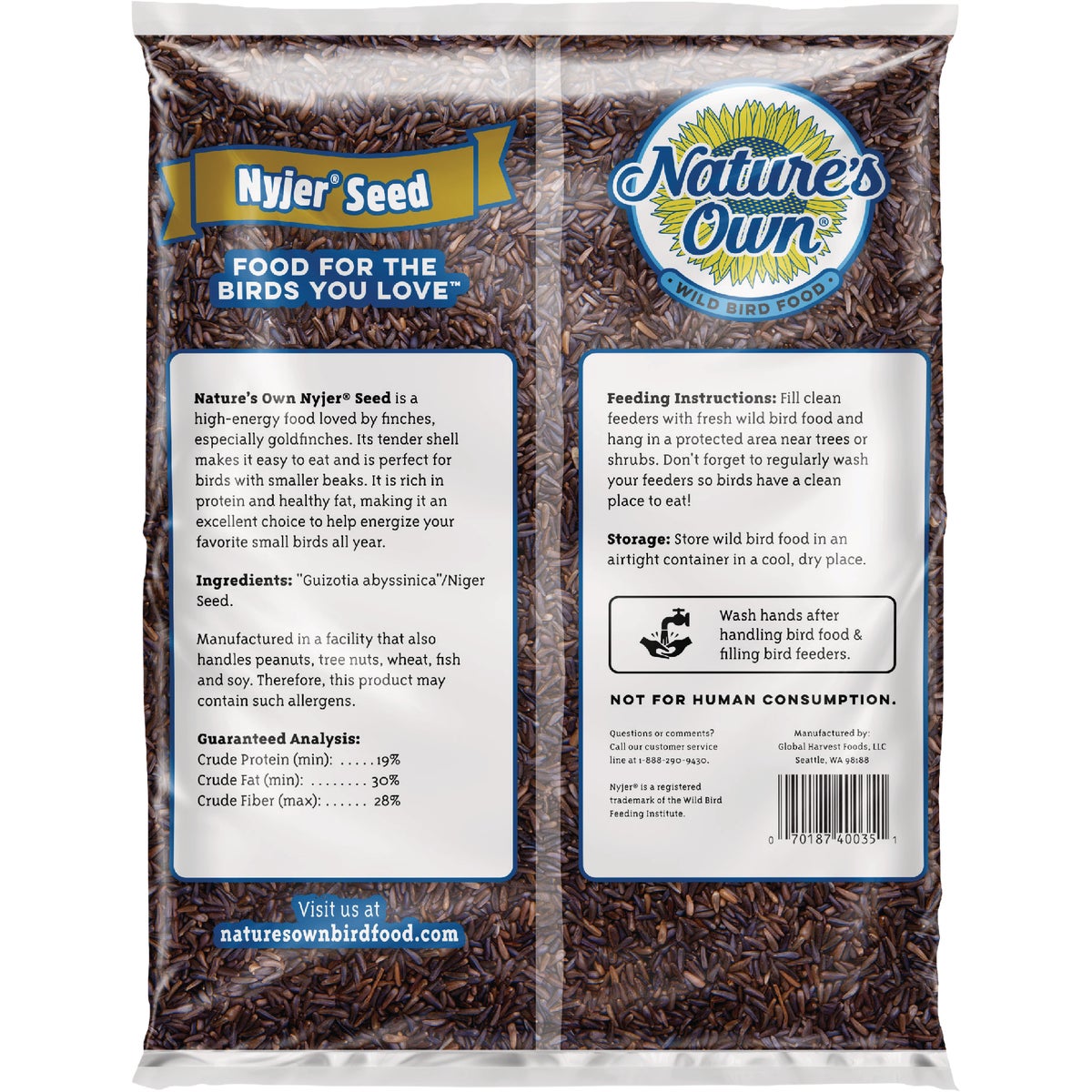 Nature's Own 3 Lb. Nyjer Bird Seed Image 2