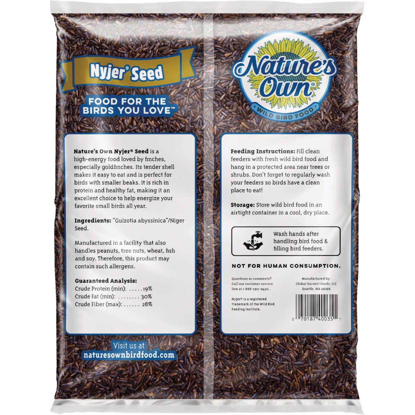 Nature's Own 3 Lb. Nyjer Bird Seed Image 2
