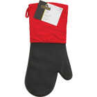 GrillPro 16 In. Black Heavy-Duty Silicone Palm Grill Mitt Image 3