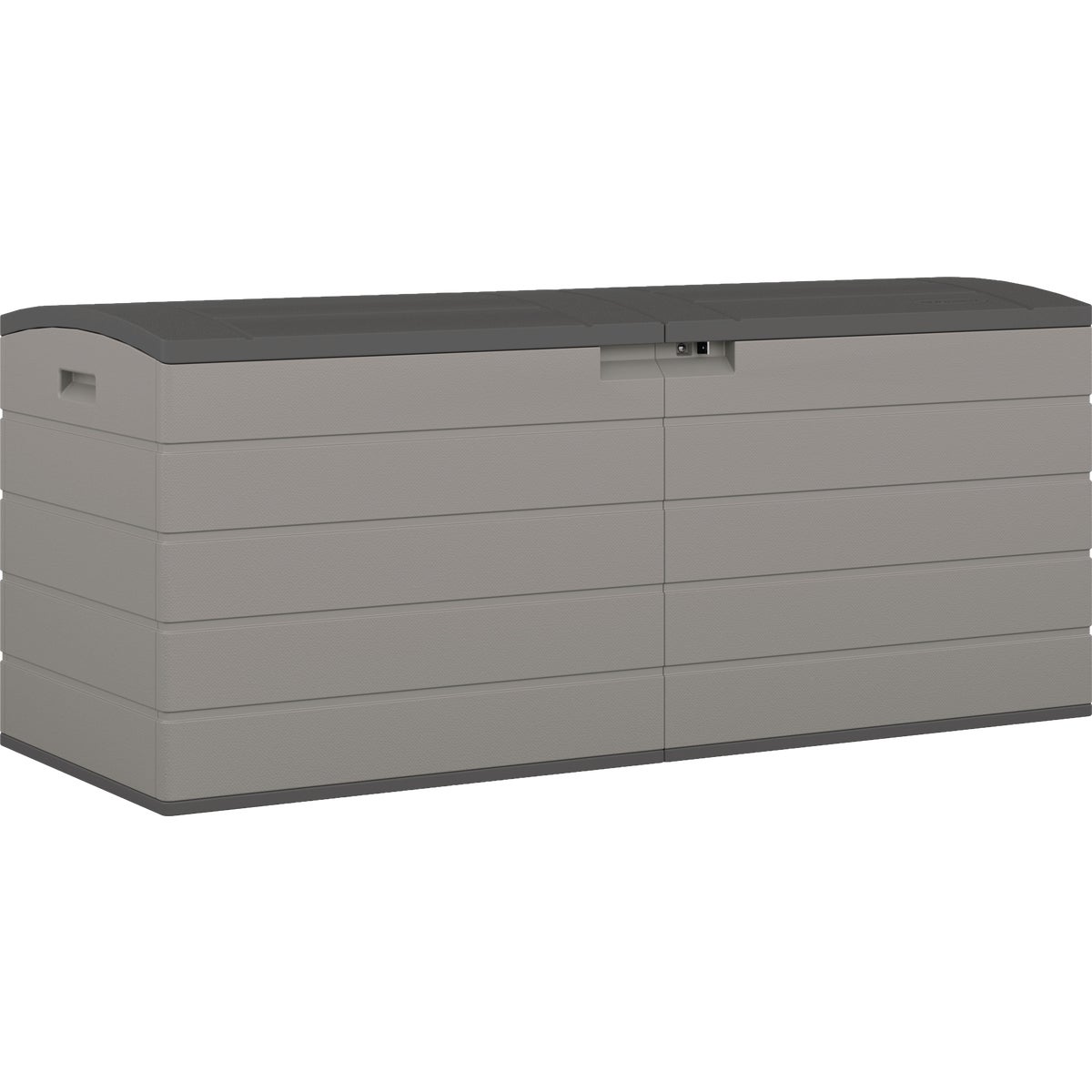 Suncast 120 Gal. XL Split Lid Dove Gray Deck Box
