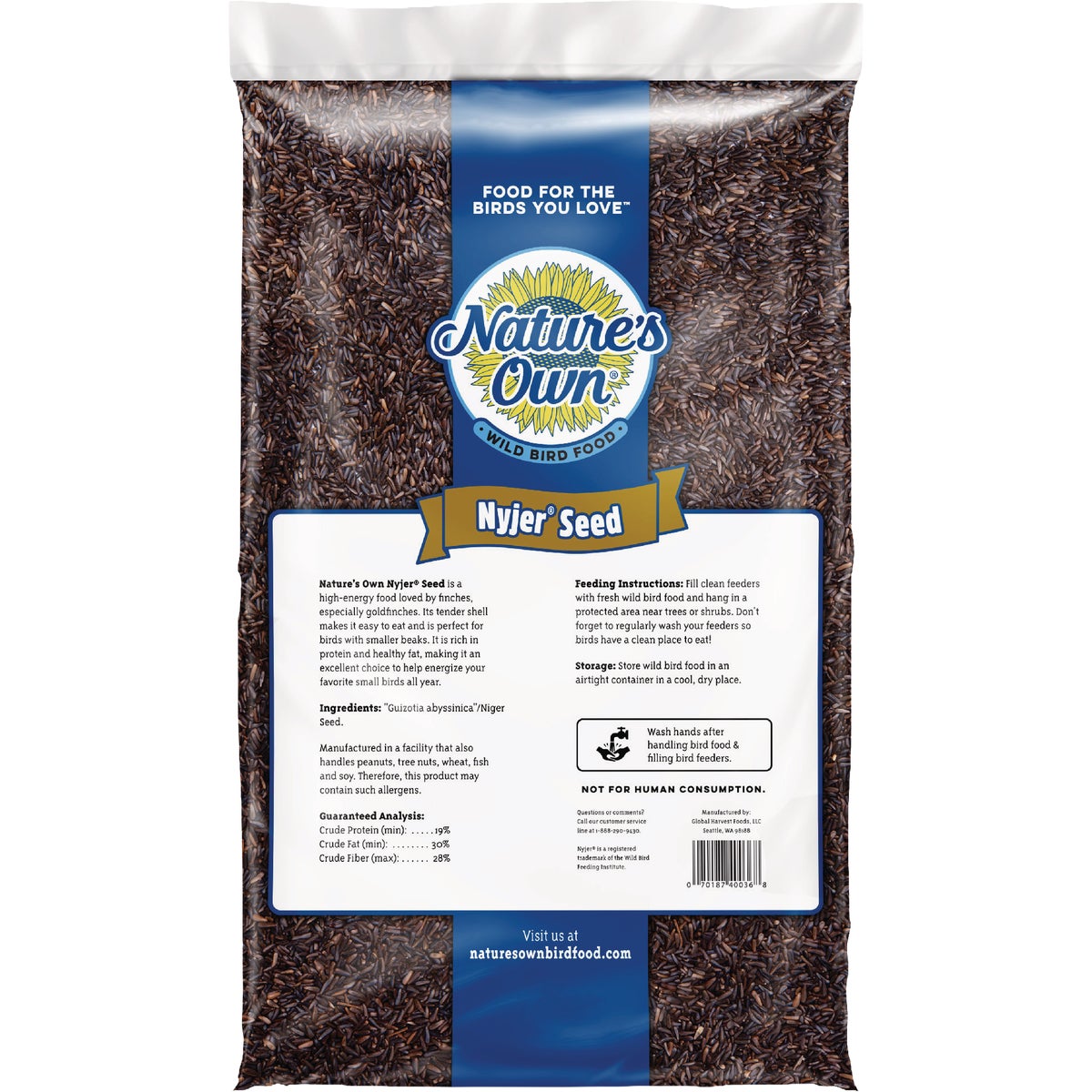 Nature's Own 8 Lb. Nyjer Bird Seed Image 2