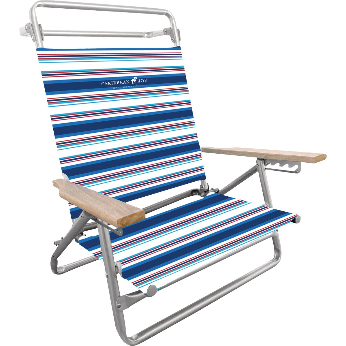 Caribbean Joe 5-Position Folding Beach Chair