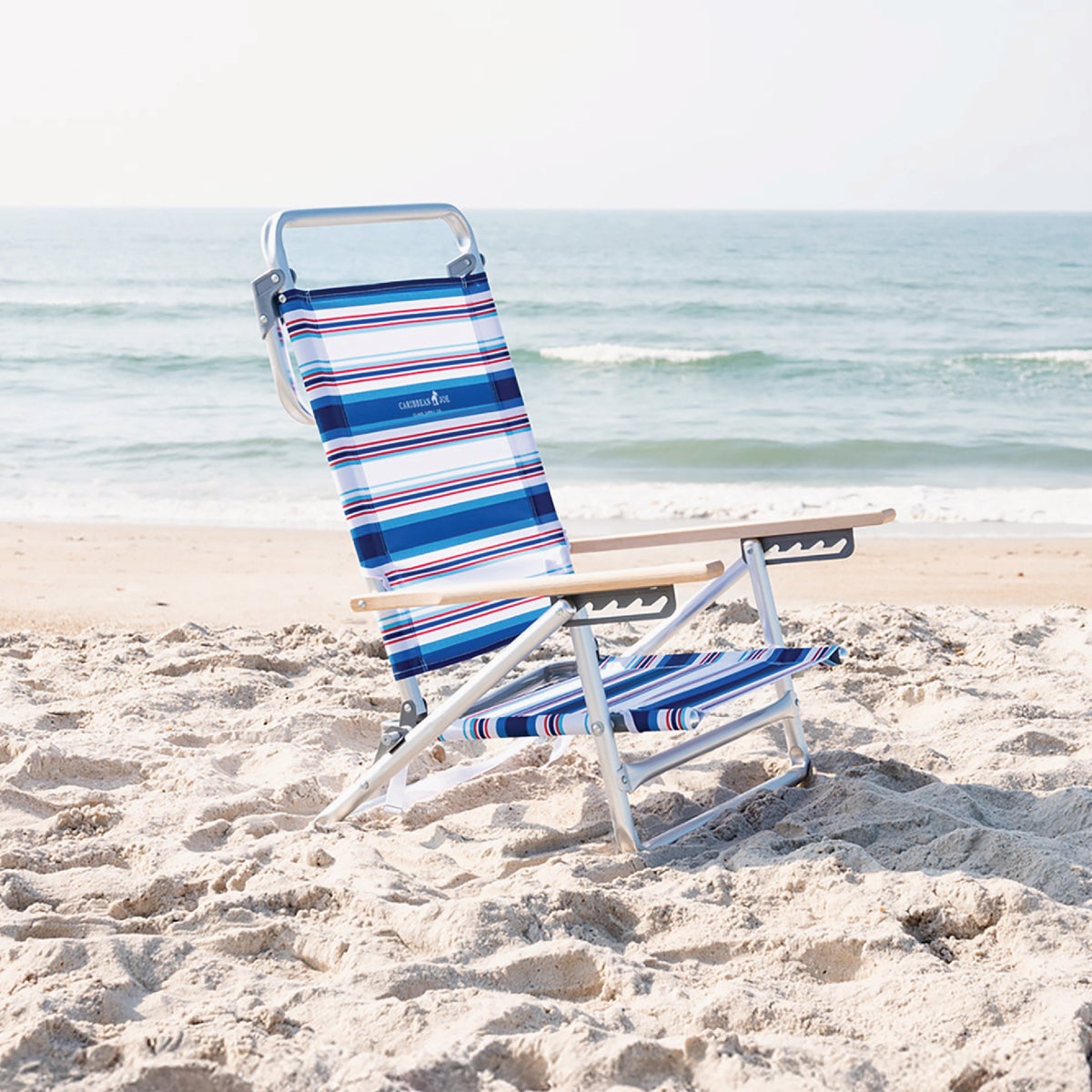Caribbean Joe 5-Position Folding Beach Chair Image 2