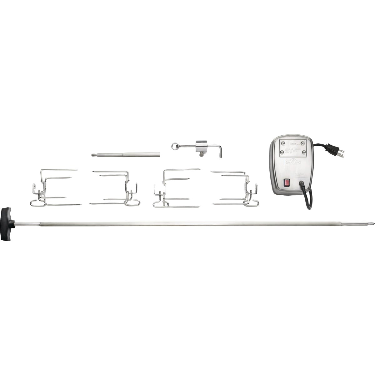 Napoleon Charcoal PRO Grill Commercial Grade Rotisserie Kit Image 1