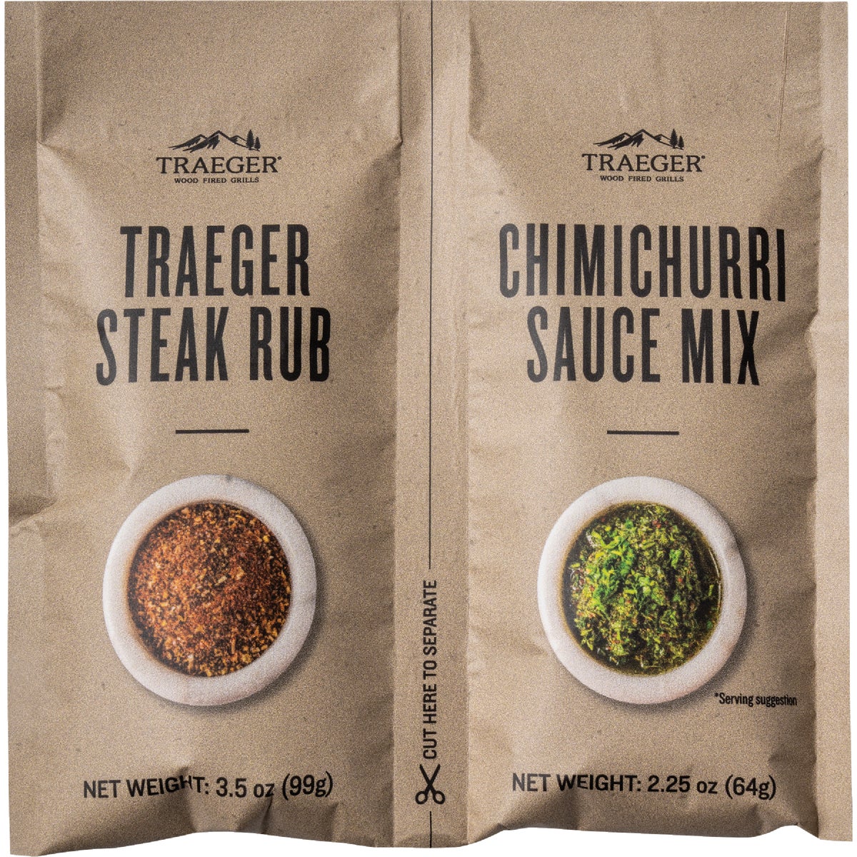 Traeger 18 Lb. Ultimate Steak Blend All-Natural Wood Grilling Pellets with Rub & Sauce Kit Image 3