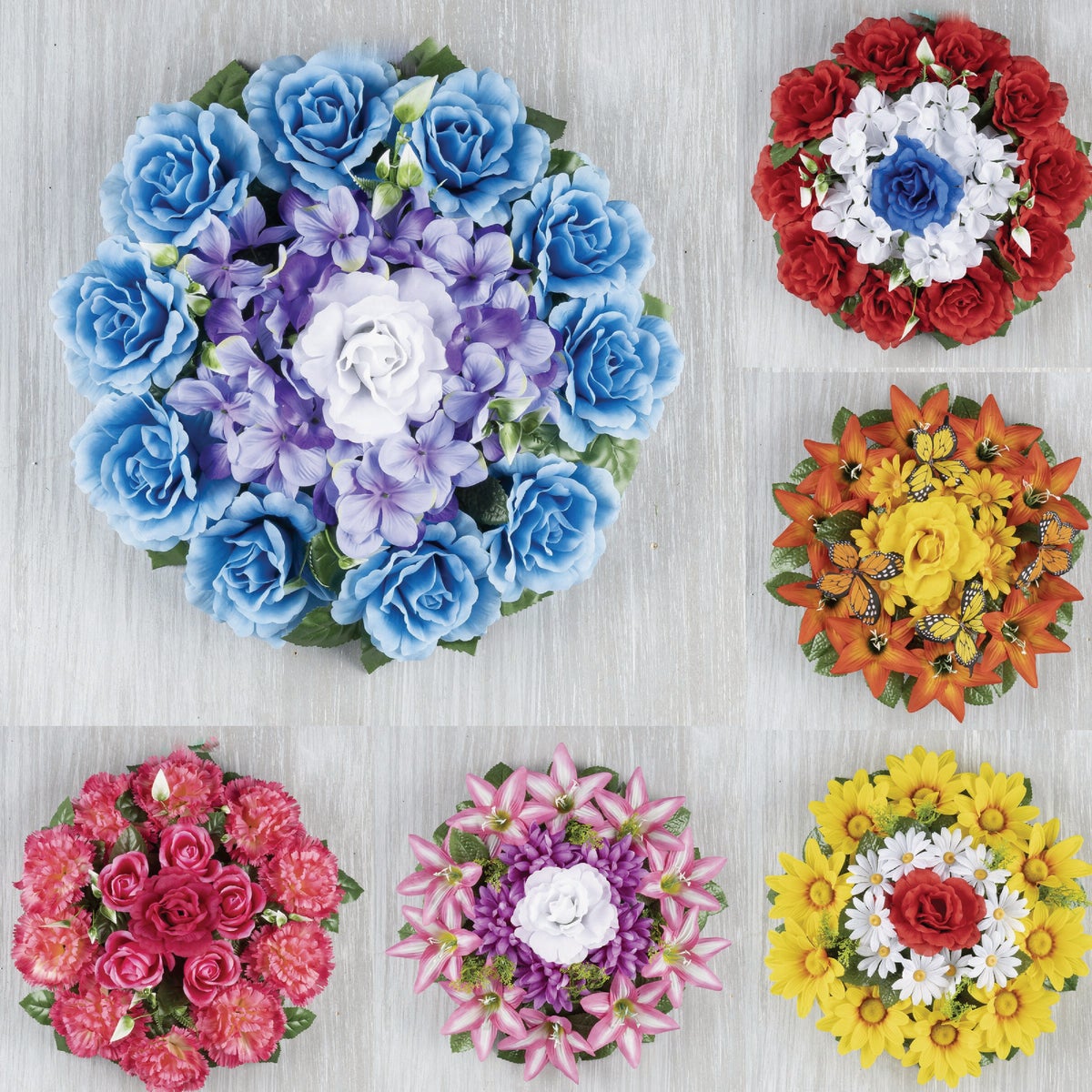 Gerson 14 In. Solid Garden Wreath Display