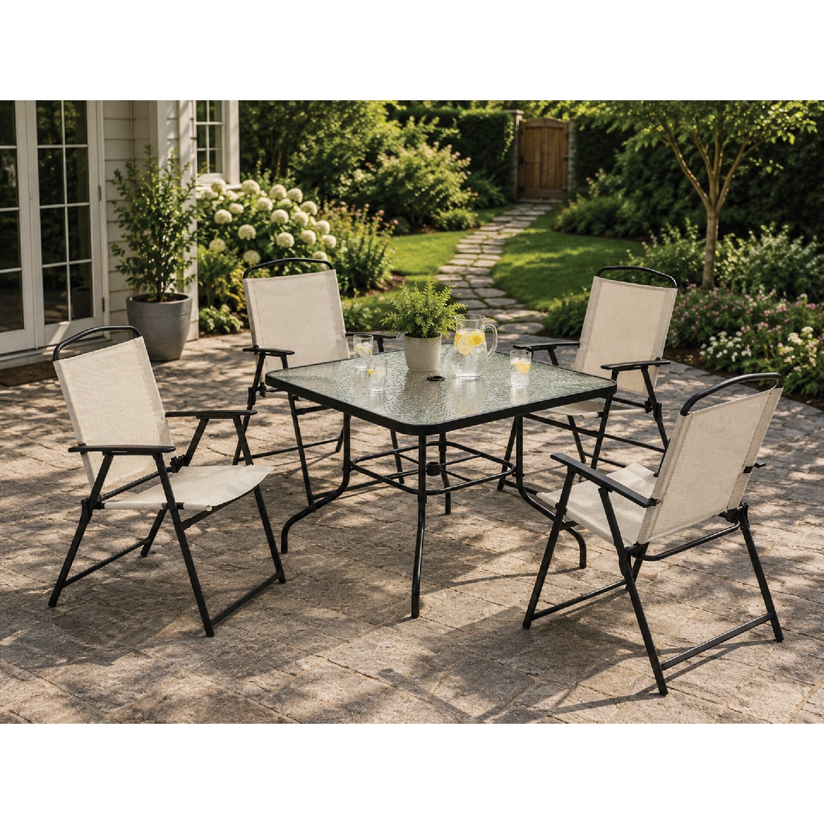 Stylebuilt 5-Piece Outdoor Dining Set Image 2