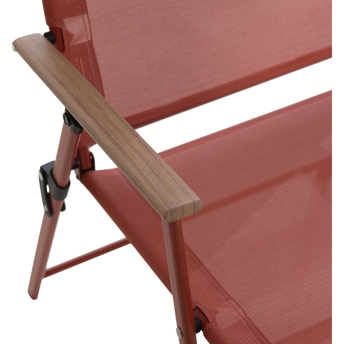 Sunjoy Heavy-Duty Steel Textilene Brick Folding Chair Image 6