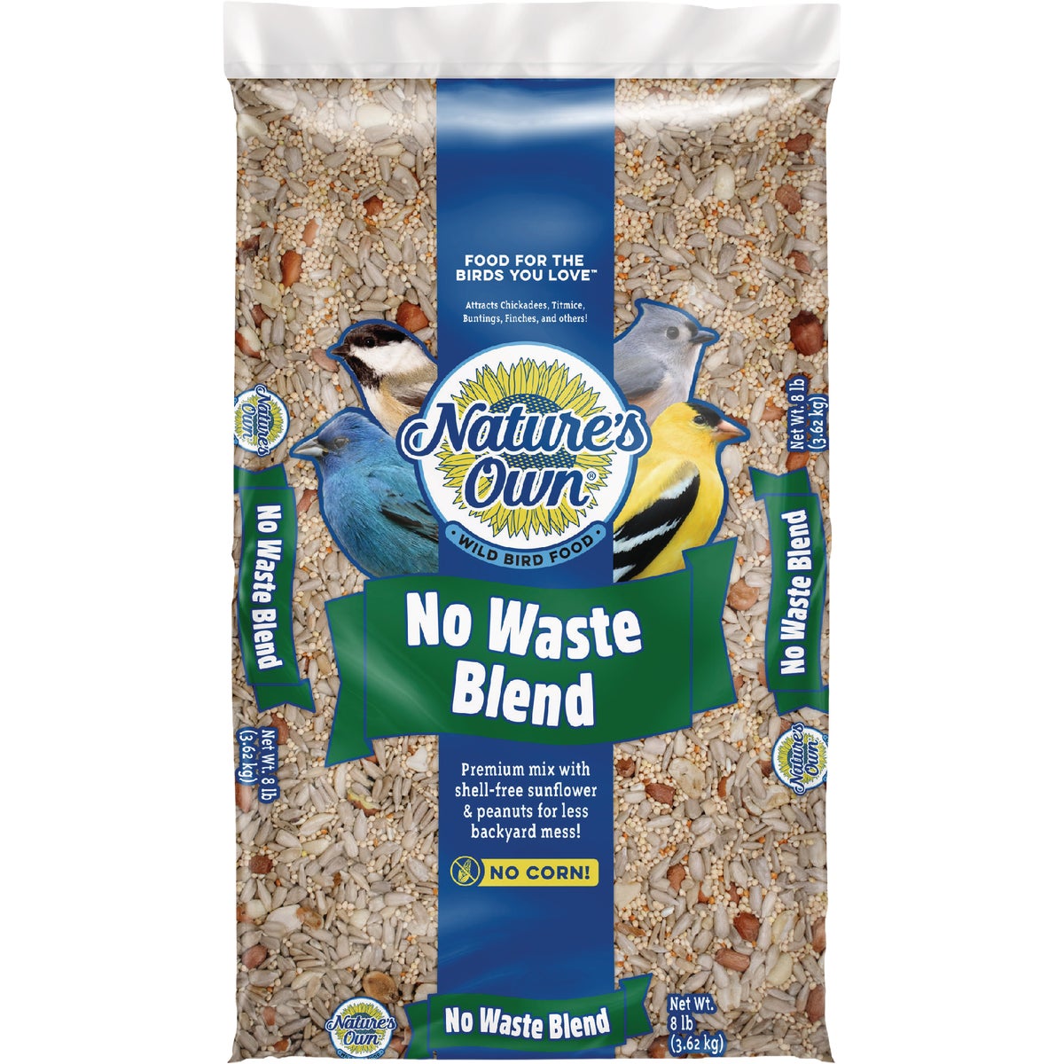 Nature's Own 8 Lb. No Waste Blend Bird Seed