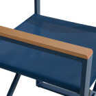 Sunjoy Heavy-Duty Steel Textilene Blue Folding Chair Image 6