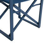 Sunjoy Heavy-Duty Steel Textilene Blue Folding Chair Image 7