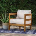 Linon Cape May Wood Club Chair Image 3