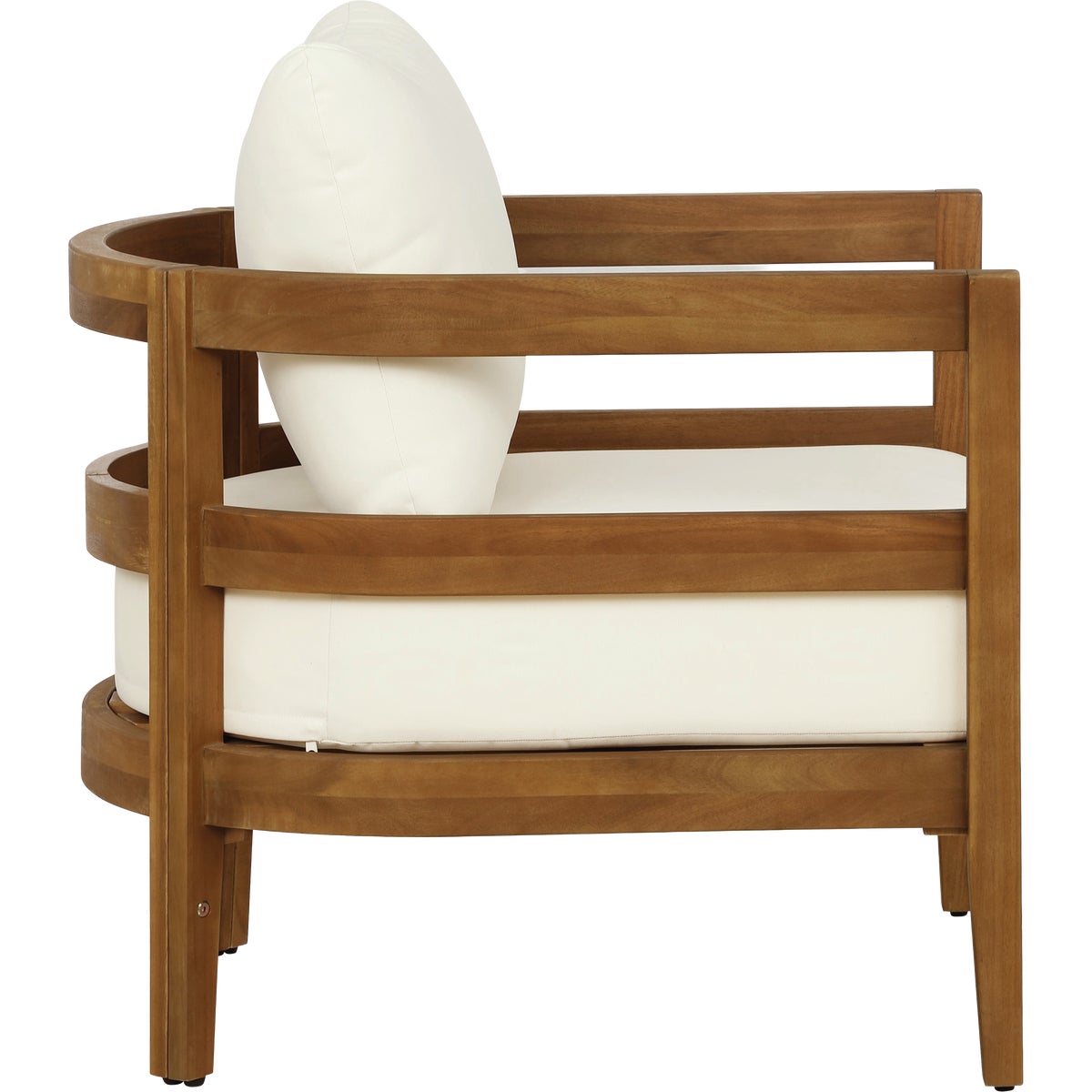 Linon Cape May Wood Club Chair Image 7