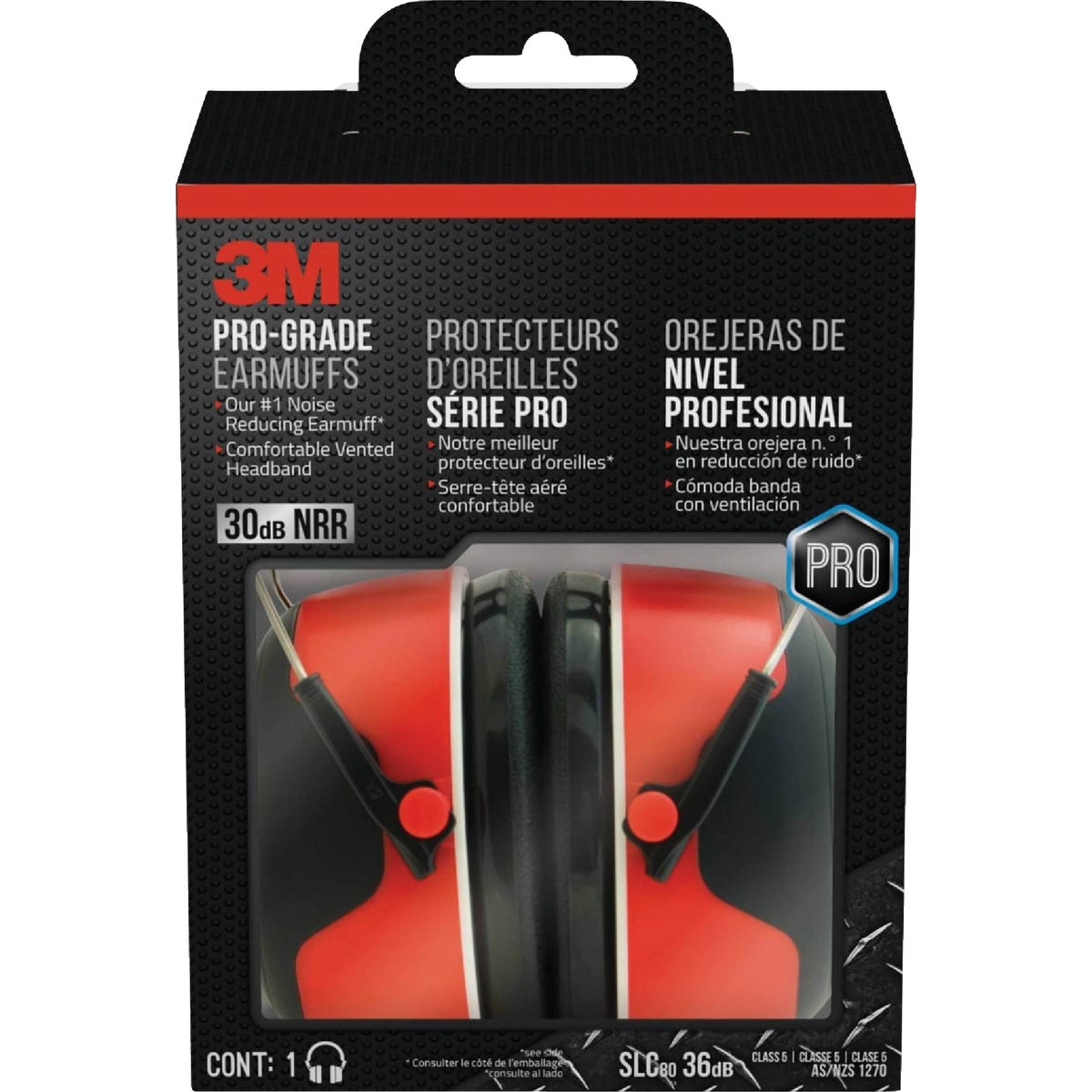 3M Pro-Grade 30 dB NRR Earmuff